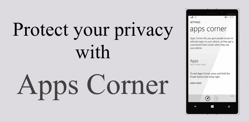 Protect your privacy with apps corner